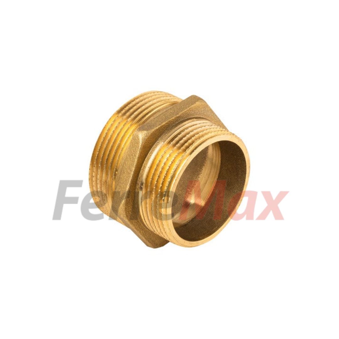 RACOR MACHON DOBLE REDUCIDO LATON 1/2X3/4(25)(NET)