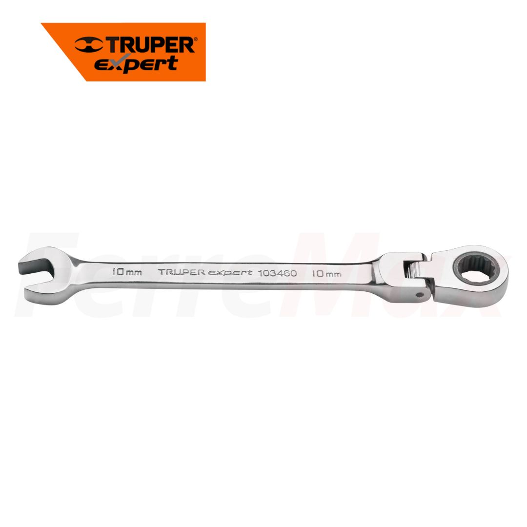 TRUPER EXPERT LLAVE COMBINADA CARRACA 10mm ARTICULADA(3)