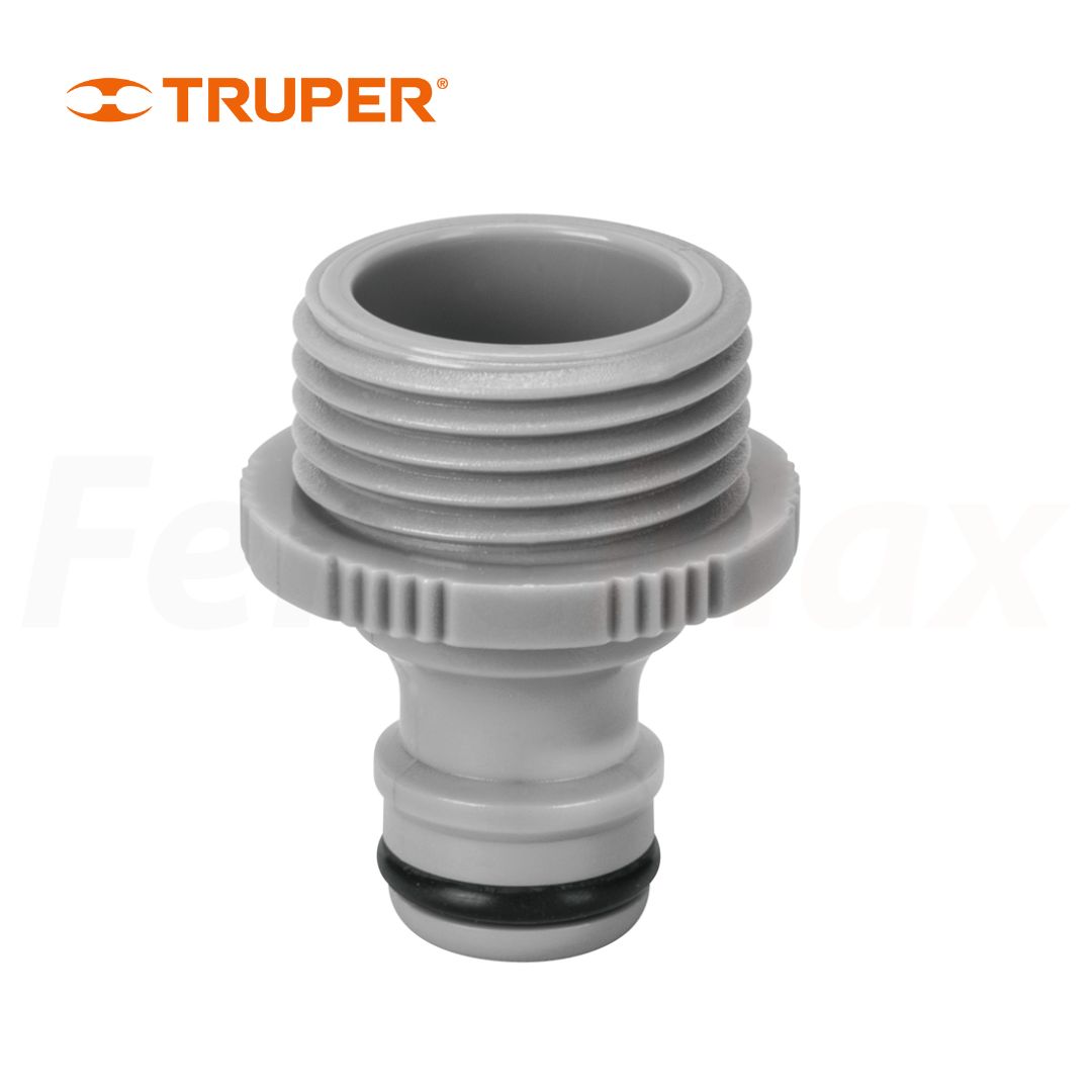 TRUPER ADAPTADOR ROSCA 3/4 MACHO MANGUERA(24)