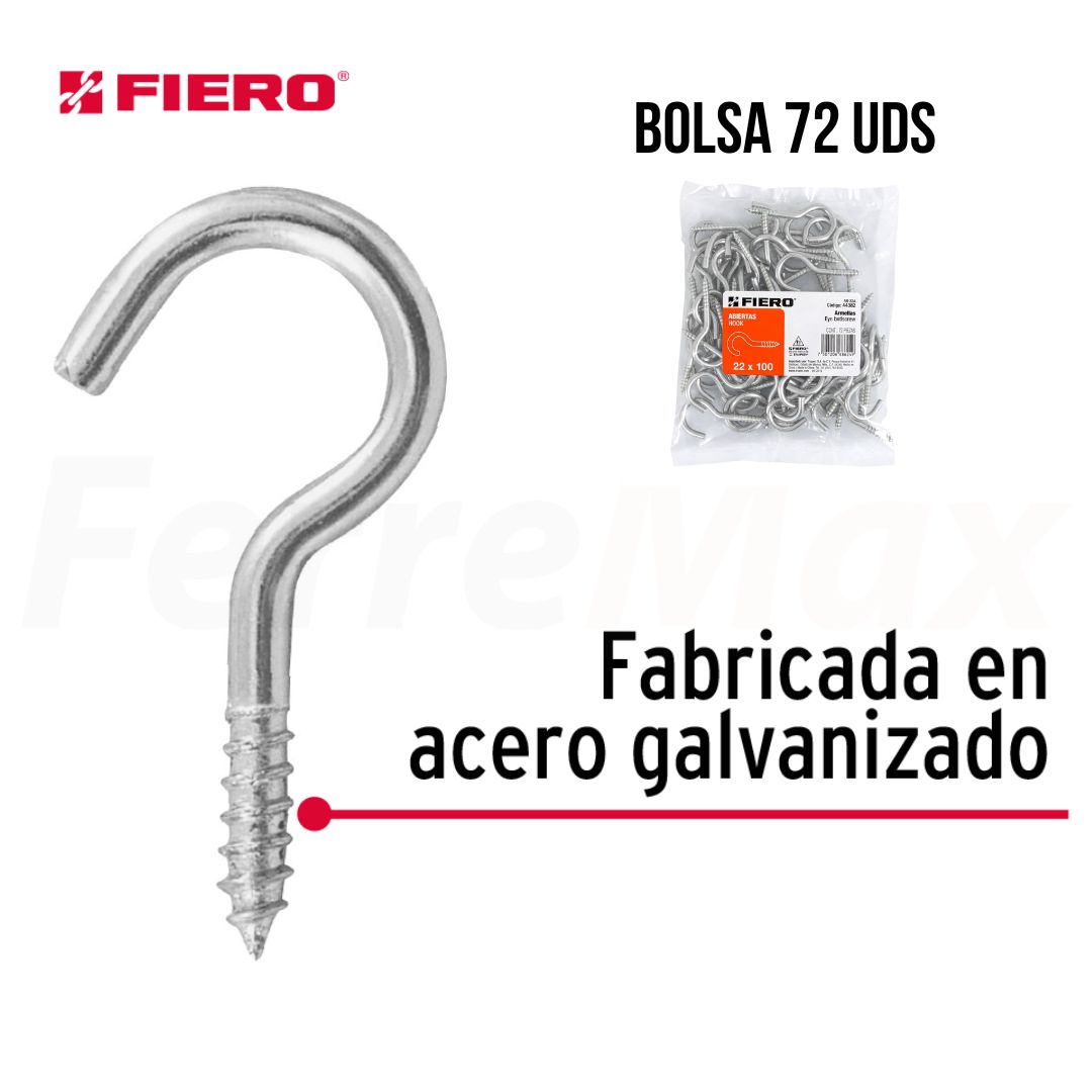 FIERO HEMBRILLA ABIERTA ROSCADA