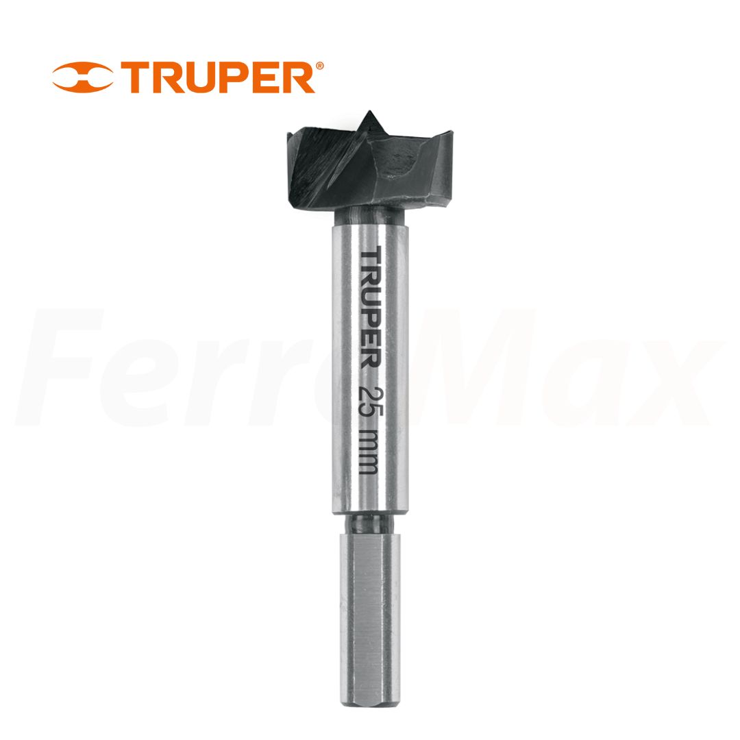 TRUPER BROCA BISAGRA MADERA FORSTNER 25mmX95mm(4)