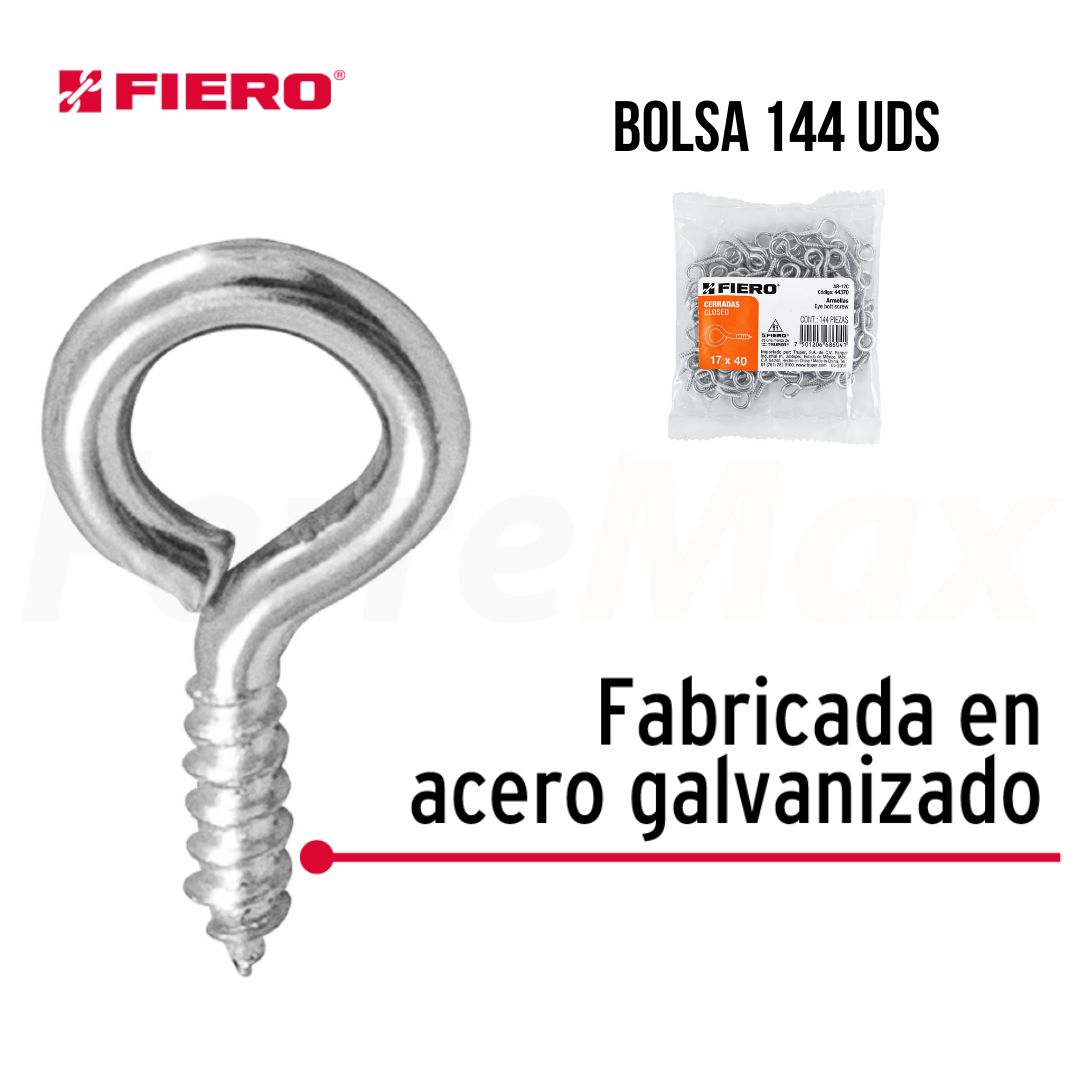 FIERO HEMBRILLA CERRADA ROSCADA