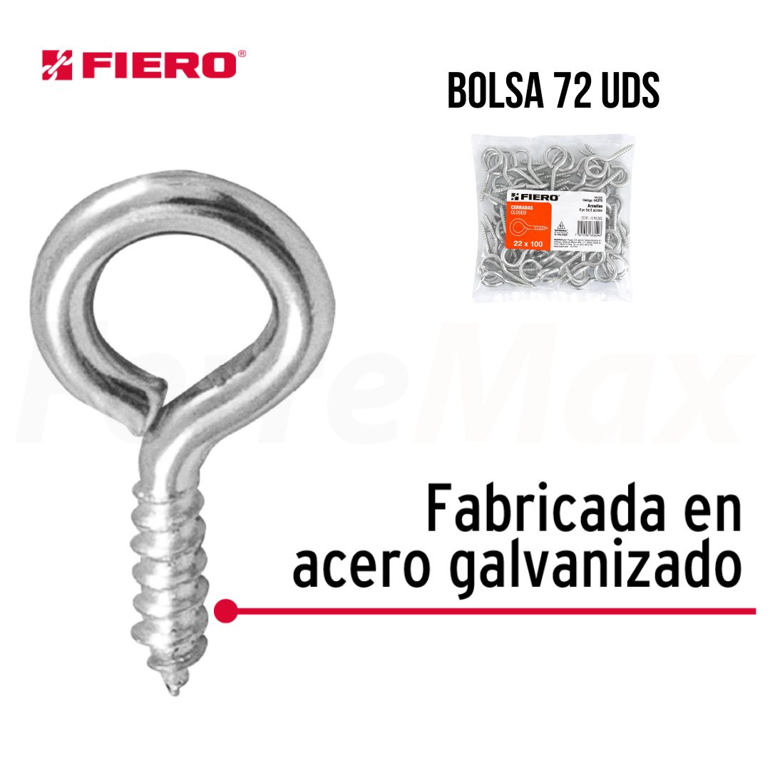 FIERO HEMBRILLA CERRADA ROSCADA