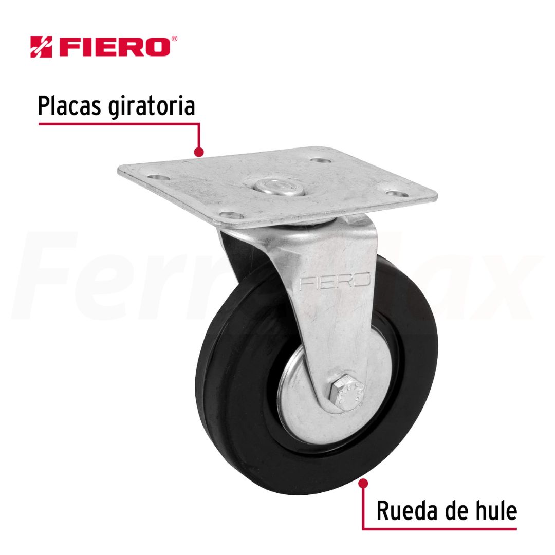 FIERO RUEDA HULE