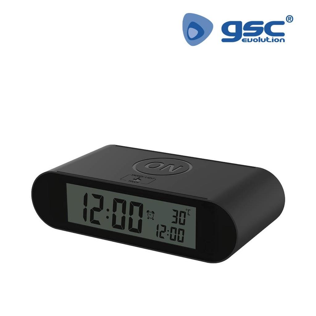 GSC RELOJ DESPERTADOR DIGITAL NEGRO (3)