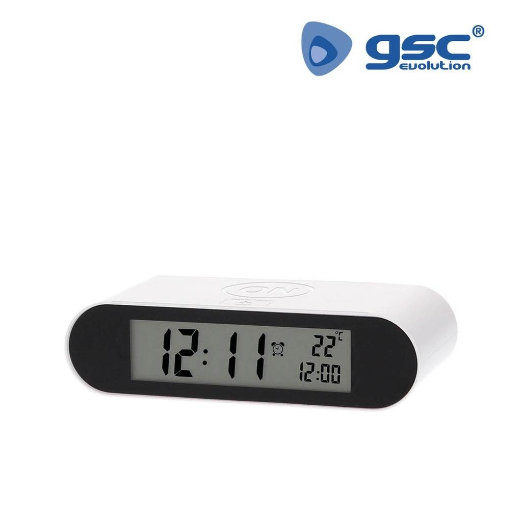 GSC RELOJ DESPERTADOR DIGITAL BLANCO (3)