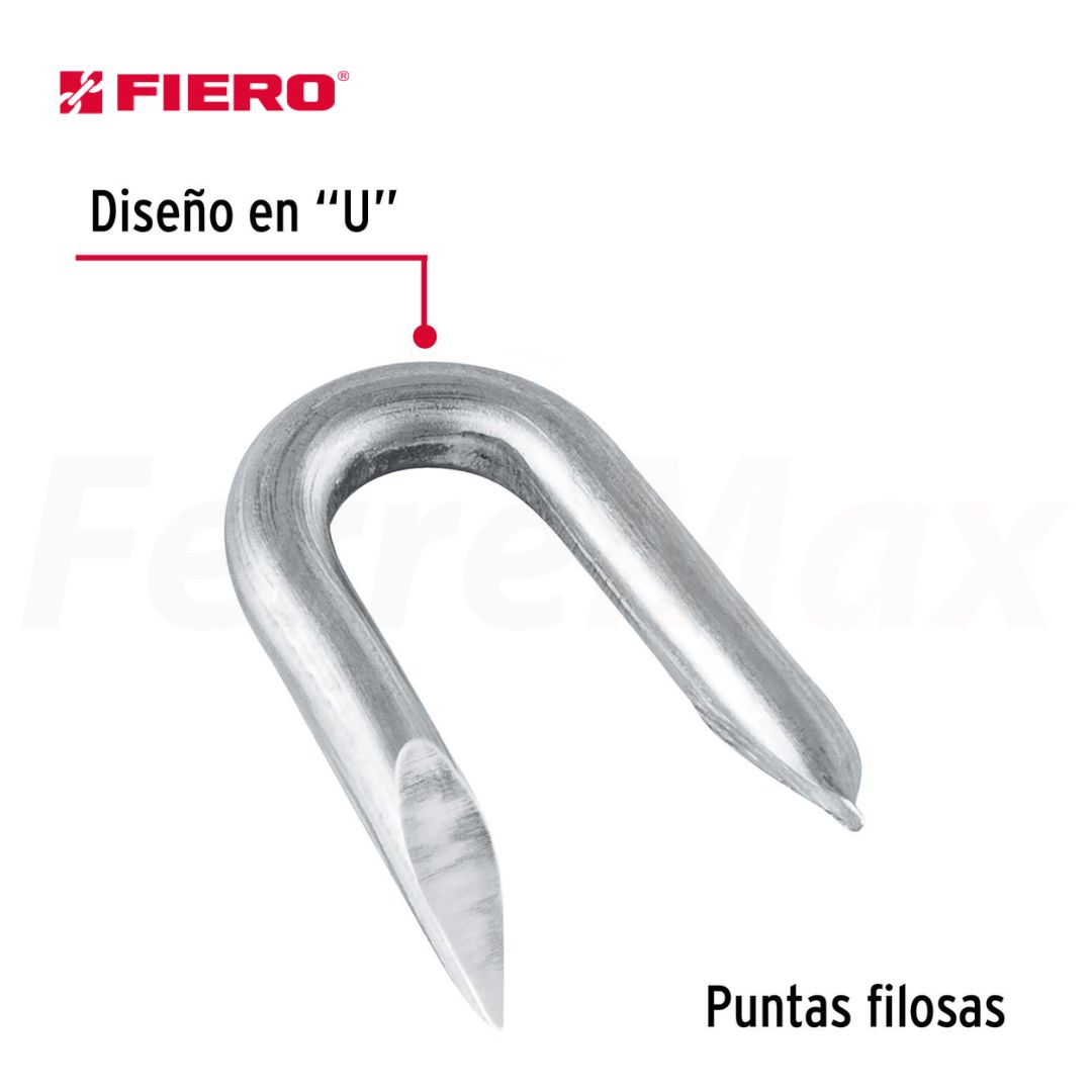 FIERO GRAPAS ALAMBRE PUAS GALVANIZADAS