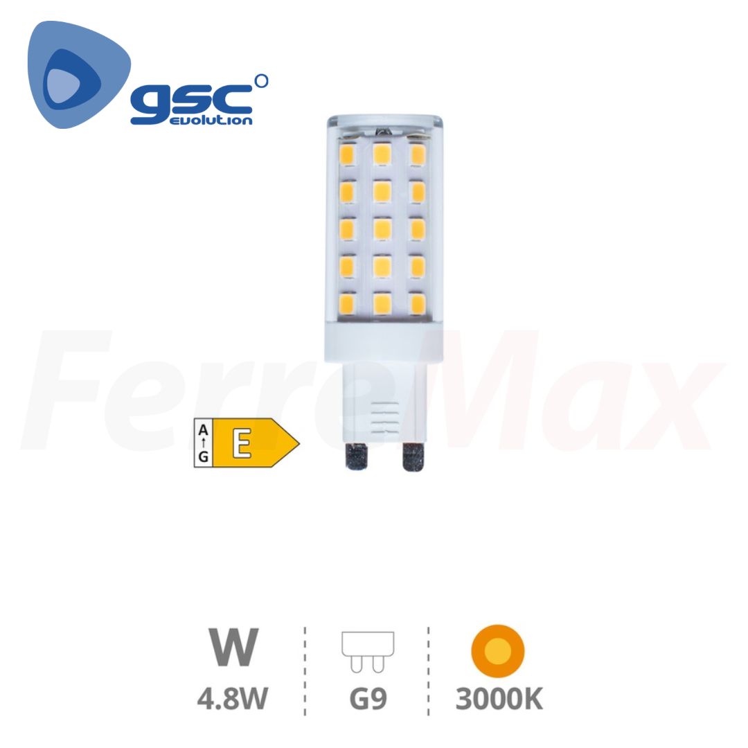 GSC BOMBILLA LED G9-4.8W-3000K-56mm(20)