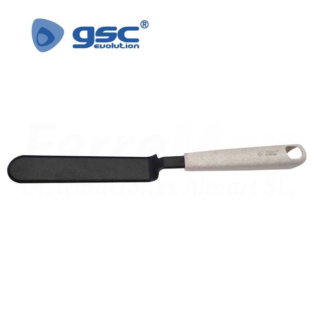 GSC ESPATULA FINA NYLON BLANCO/NEGRO(12)