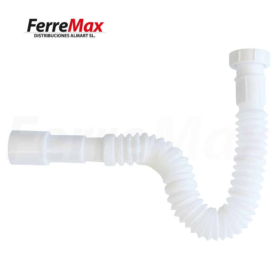 SIFON DESAGUE EXTENSIBLE PVC 32/40mmx1-1/4-RACOR PVC(NET)