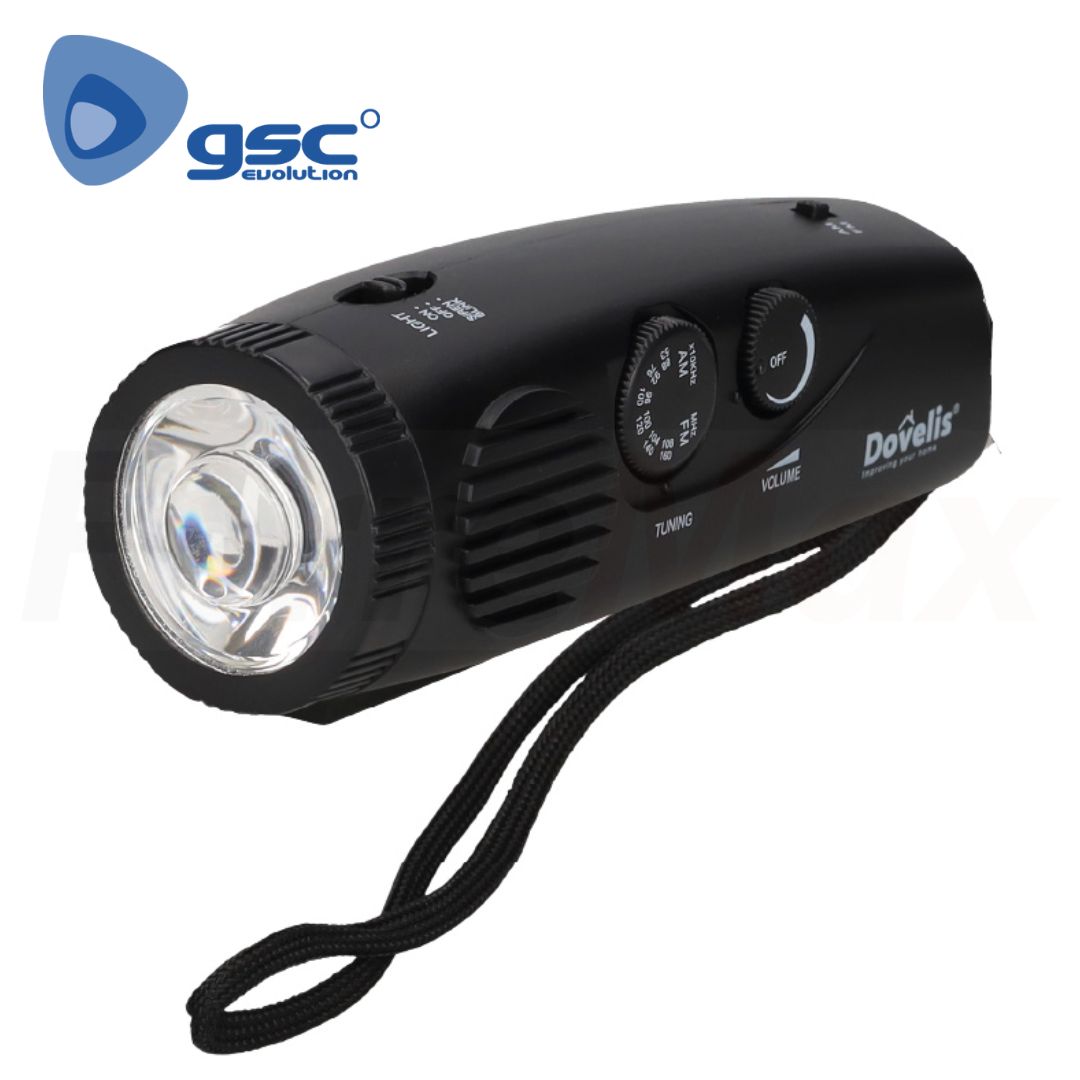GSC RADIO LINTERNA LED AM/FM+3AAA(4)