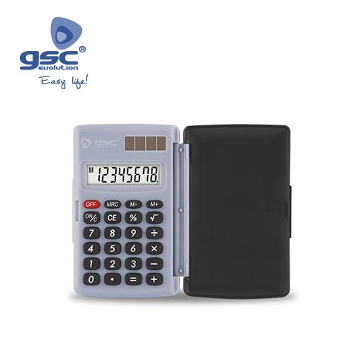 GSC CALCULADORA BOLSILLO 8 DIGITOS=(2402589) (10)