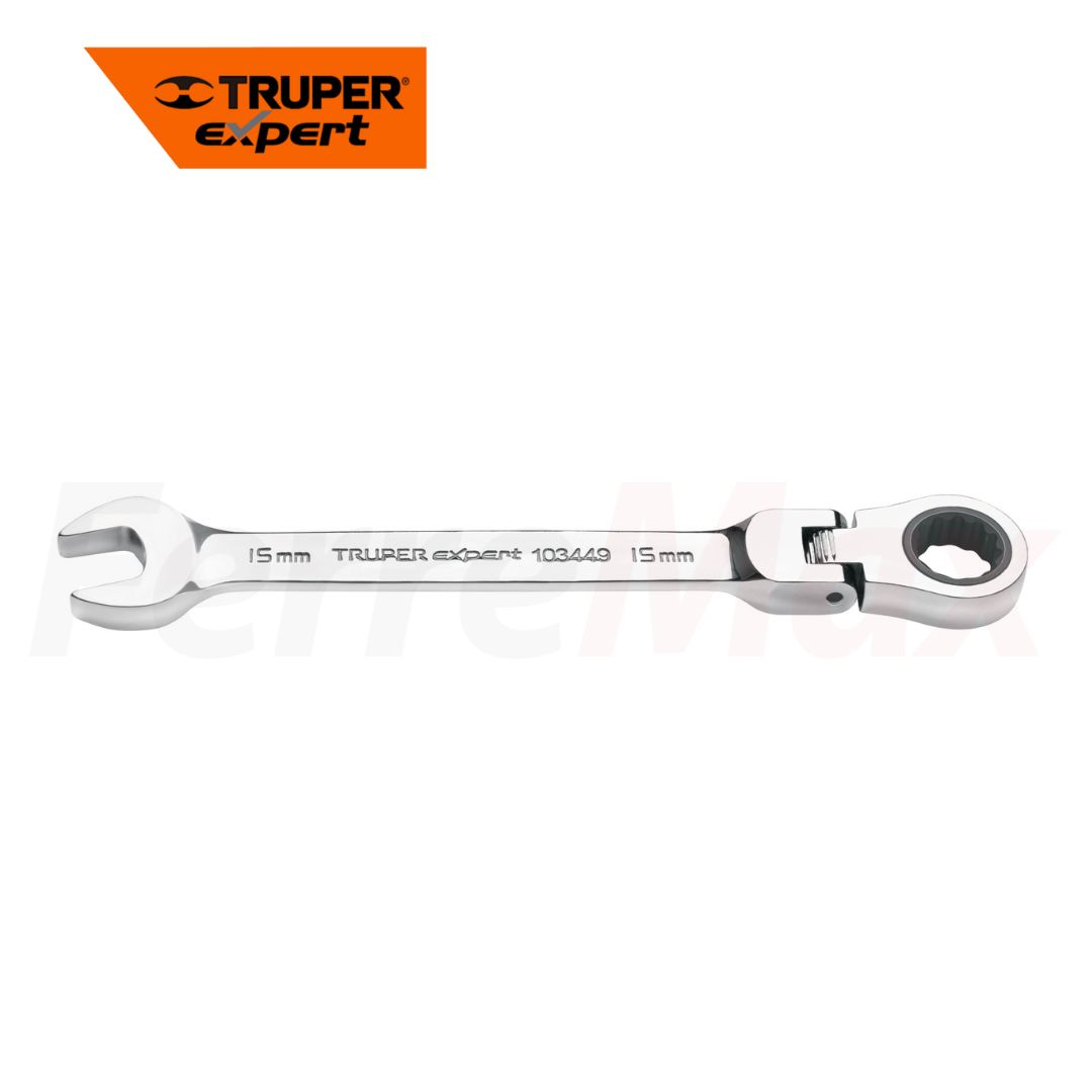 TRUPER EXPERT LLAVE COMBINADA 15mm ARTICULADA(3)