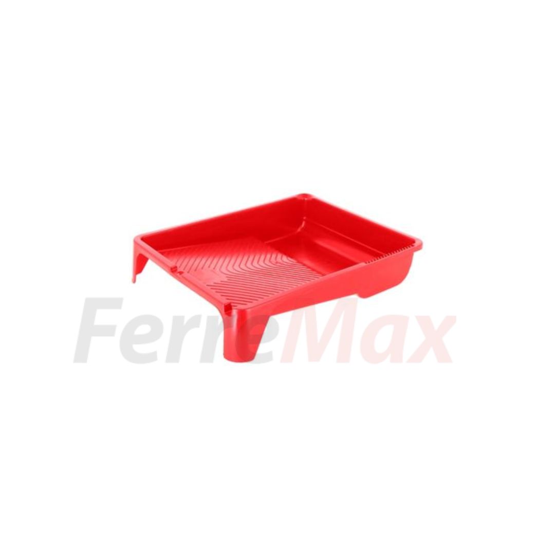 BANDEJA PARA RODILLO PLASTICA 35x45CM-ROJA
