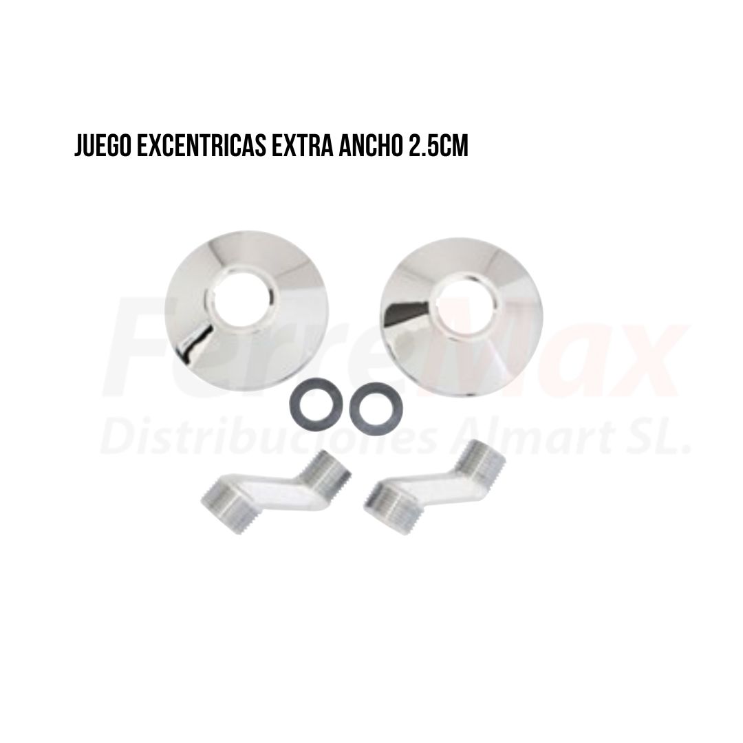 JUEGO EXCENTRICAS 2.5cmxLADO-FLORON 8cm (NET)