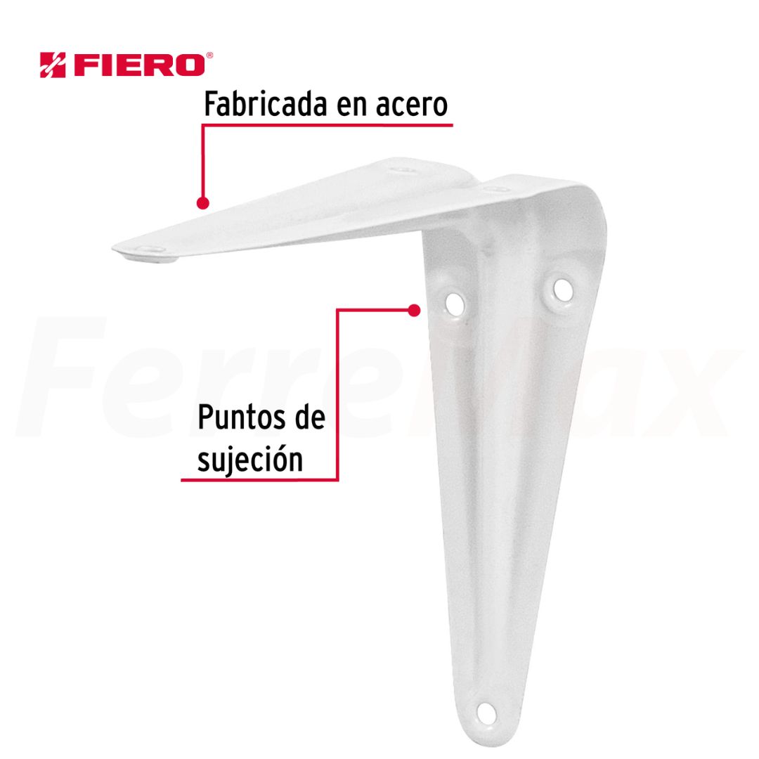 FIERO PALOMILLA ACERO BLANCA