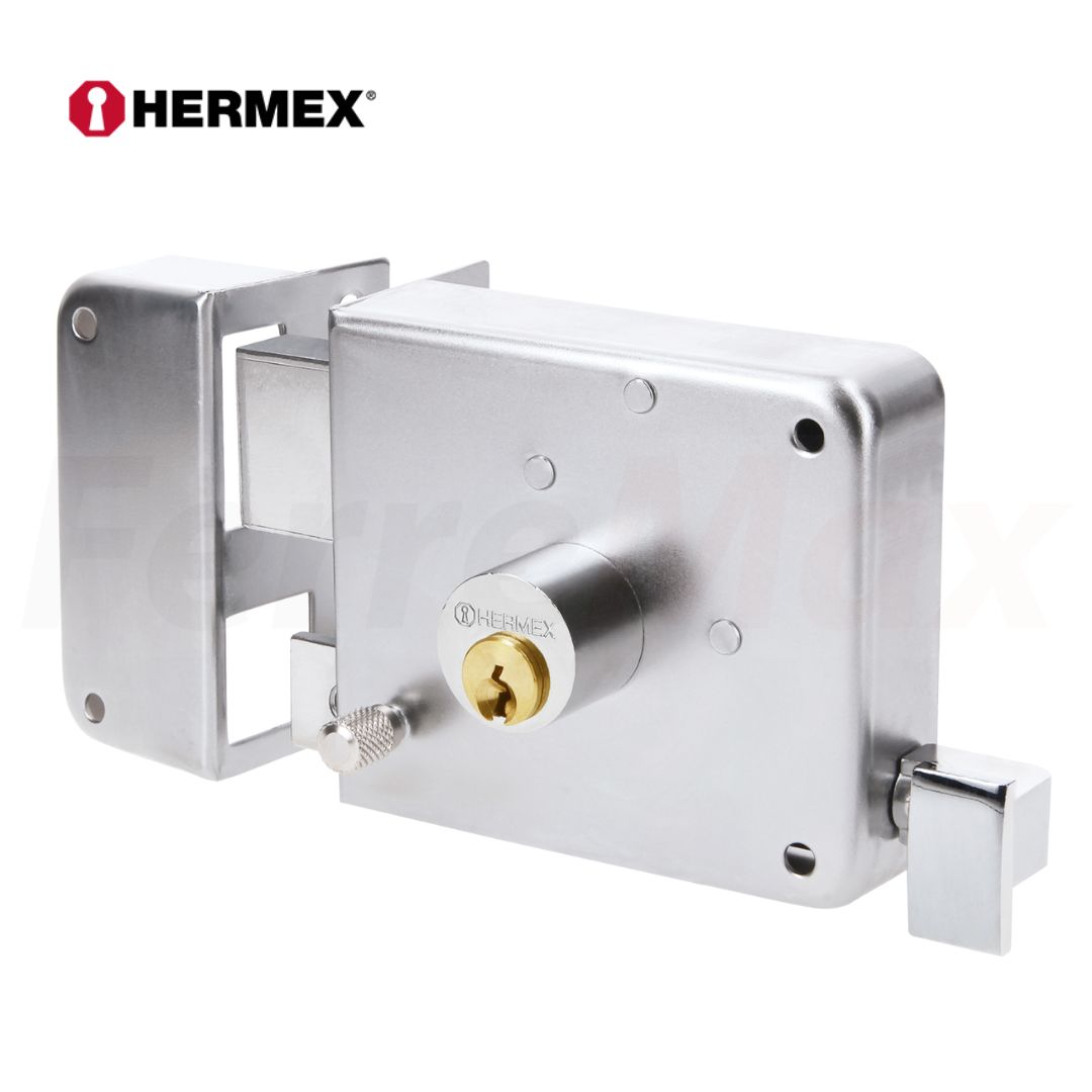 HERMEX CERRADURA SOBREPONER 75mm IZQUIERDA CAJA(3)
