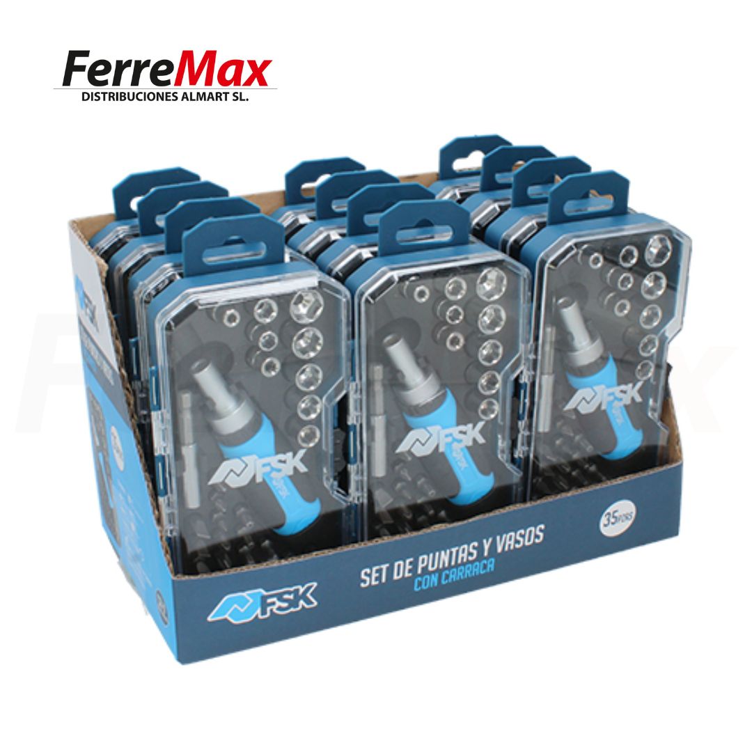 FSK JUEGO DADOS+CARRACA 35pcs(EXPO.12pc)